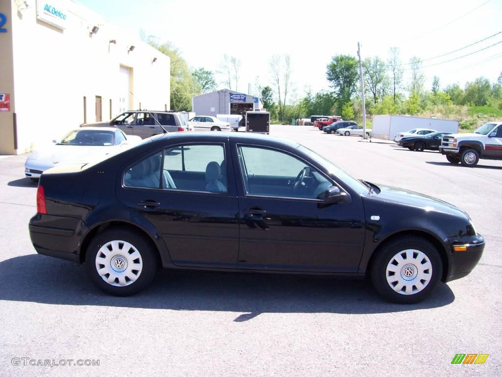 2003 Jetta GL Sedan - Black / Grey photo #11
