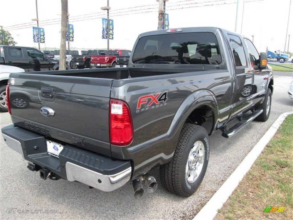 2015 F250 Super Duty XLT Crew Cab 4x4 - Magnetic / Steel photo #8