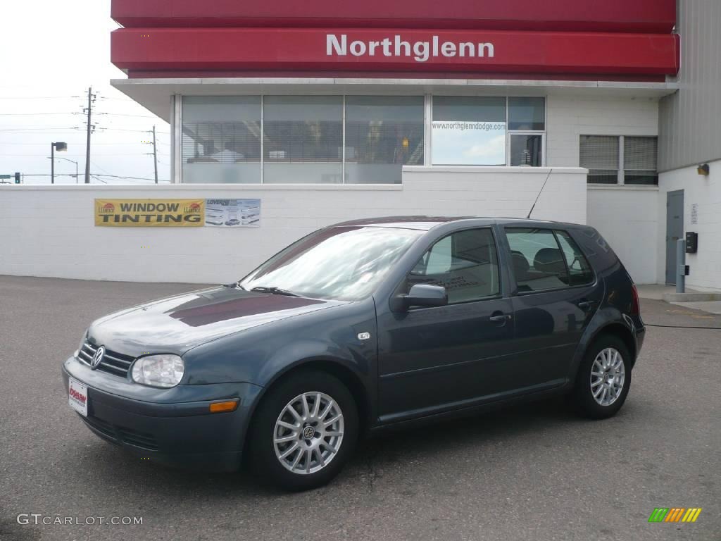 2005 Golf GLS TDI 4 Door - Blue Anthracite Metallic / Black photo #1