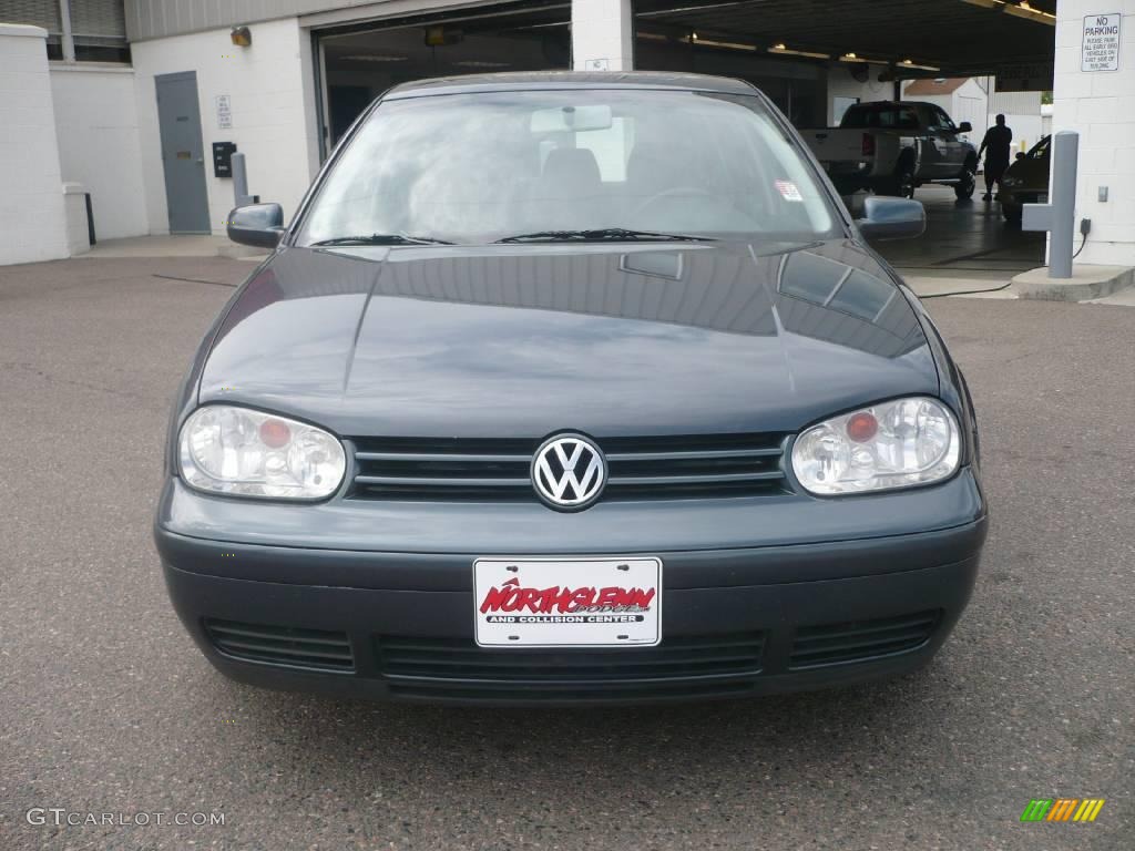 2005 Golf GLS TDI 4 Door - Blue Anthracite Metallic / Black photo #2