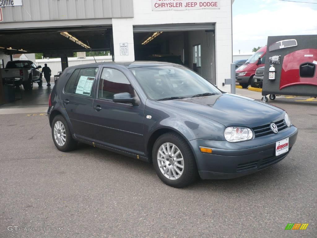 2005 Golf GLS TDI 4 Door - Blue Anthracite Metallic / Black photo #3