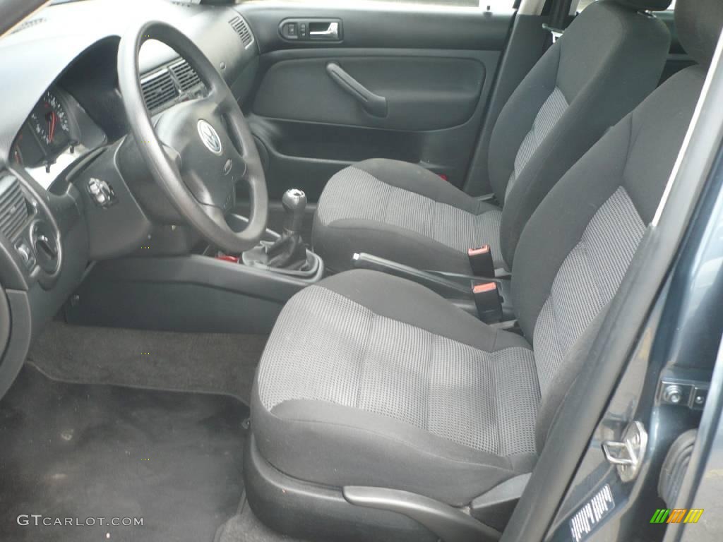 2005 Golf GLS TDI 4 Door - Blue Anthracite Metallic / Black photo #6