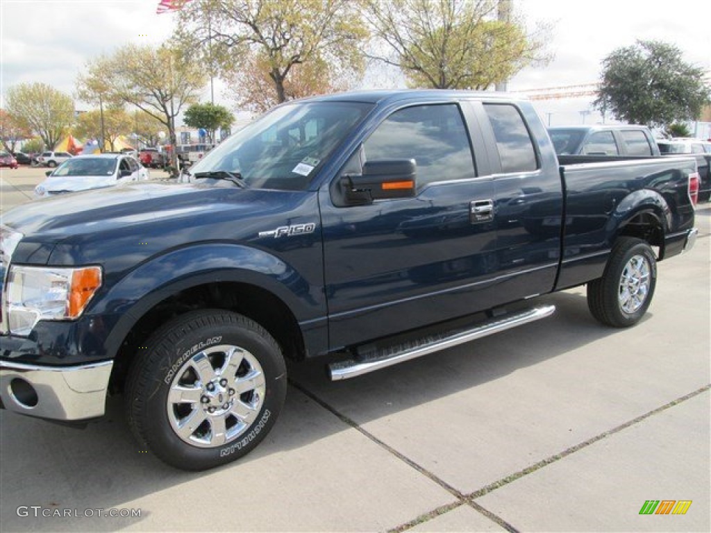 2014 F150 XLT SuperCab - Blue Jeans / Steel Grey photo #1