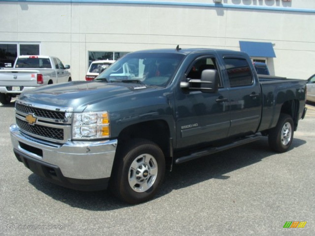 Blue Granite Metallic 2013 Chevrolet Silverado 2500HD LT Crew Cab 4x4 Exterior Photo #95752728