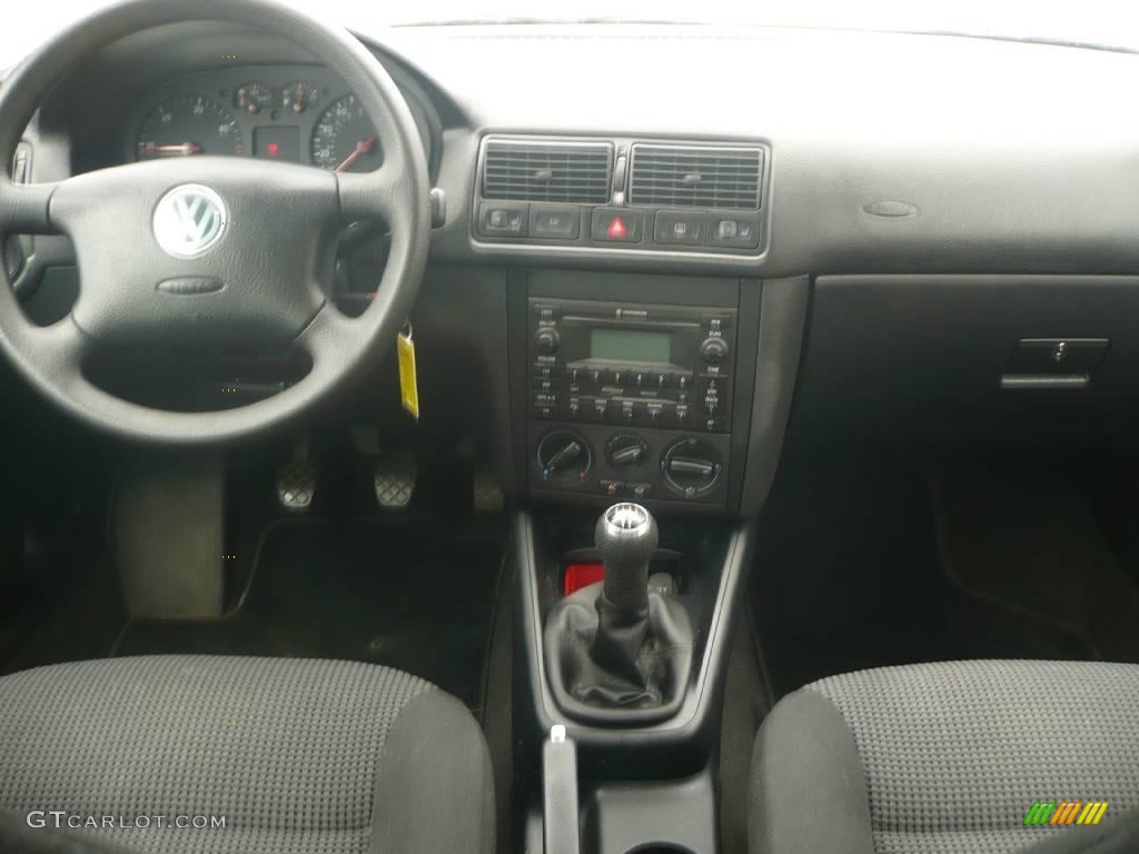 2005 Golf GLS TDI 4 Door - Blue Anthracite Metallic / Black photo #10