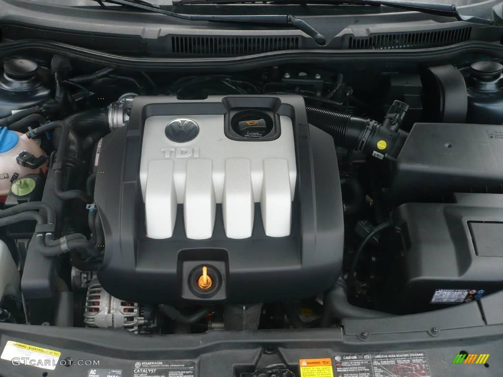 2005 Golf GLS TDI 4 Door - Blue Anthracite Metallic / Black photo #12