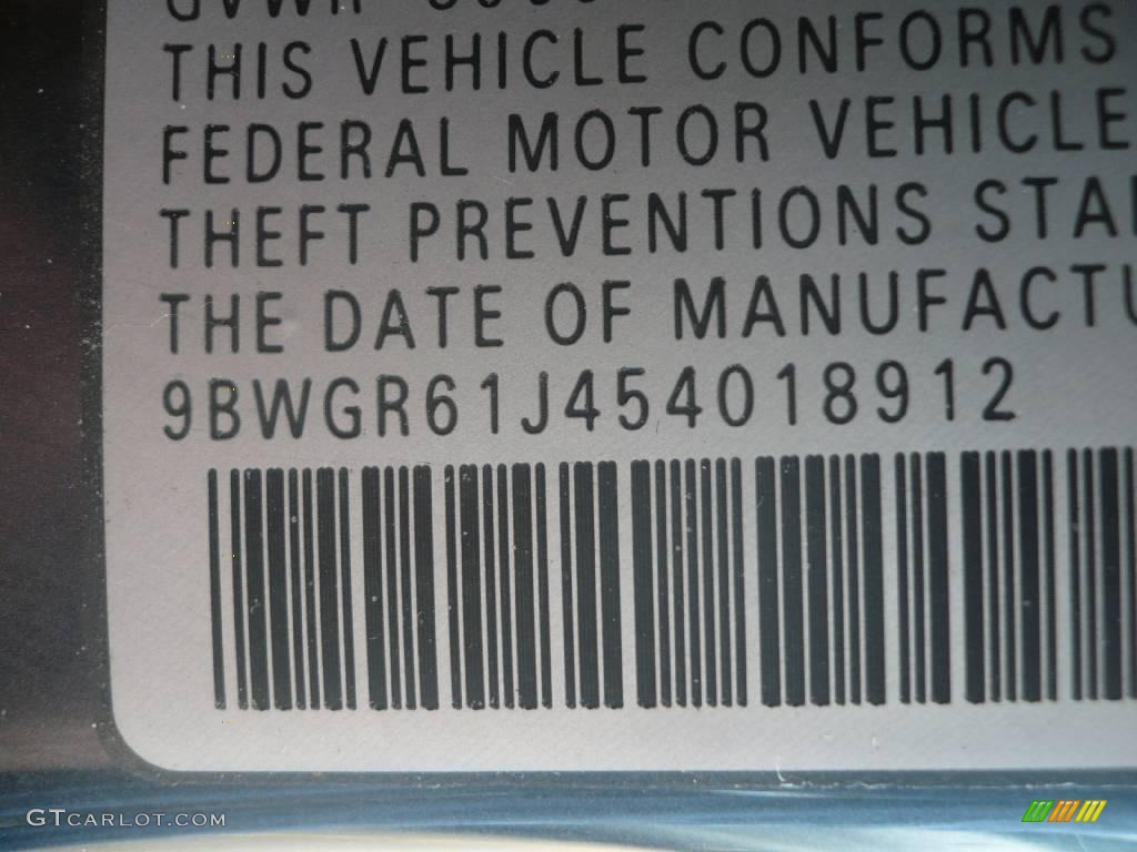 2005 Golf GLS TDI 4 Door - Blue Anthracite Metallic / Black photo #13