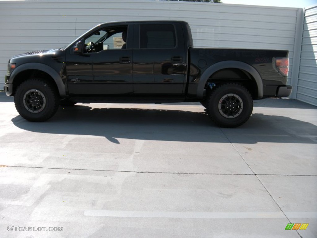 2014 F150 SVT Raptor SuperCrew 4x4 - Tuxedo Black / Raptor Special Edition Black/Brick Accent photo #6