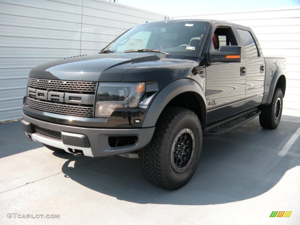 2014 F150 SVT Raptor SuperCrew 4x4 - Tuxedo Black / Raptor Special Edition Black/Brick Accent photo #7