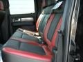 Raptor Special Edition Black/Brick Accent Rear Seat Photo for 2014 Ford F150 #95753728