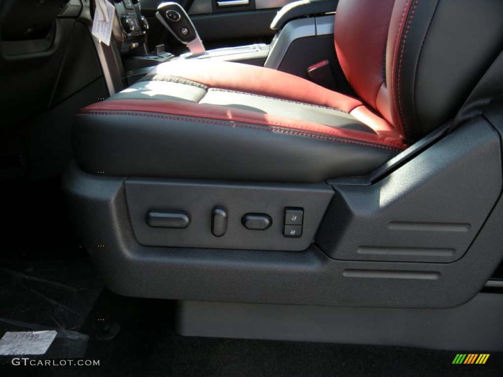 2014 Ford F150 SVT Raptor SuperCrew 4x4 Front Seat Photo #95753820