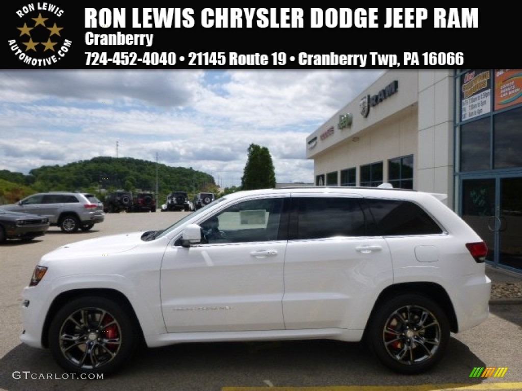 2014 Grand Cherokee SRT 4x4 - Bright White / SRT Morocco Black photo #1