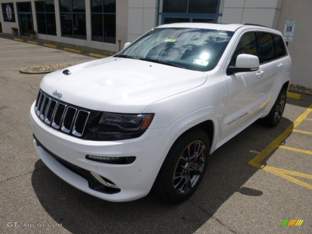 2014 Grand Cherokee SRT 4x4 - Bright White / SRT Morocco Black photo #2