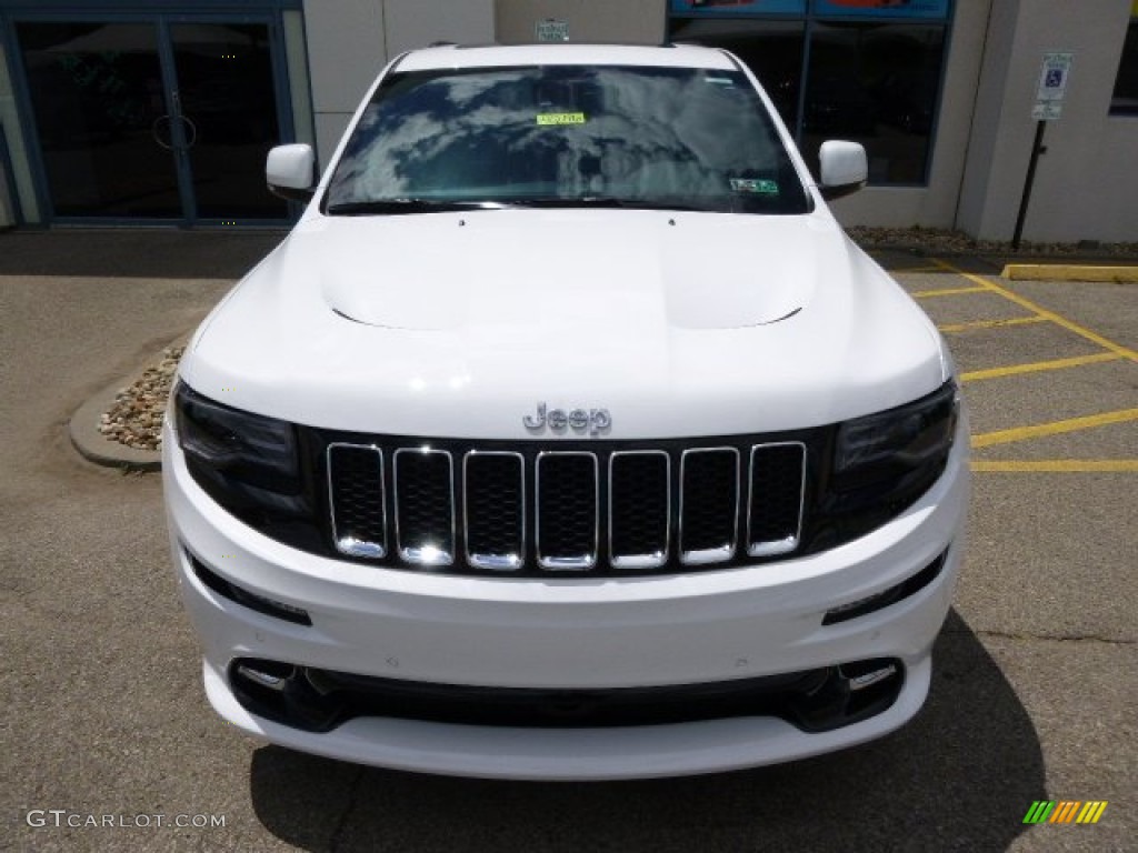 2014 Grand Cherokee SRT 4x4 - Bright White / SRT Morocco Black photo #3