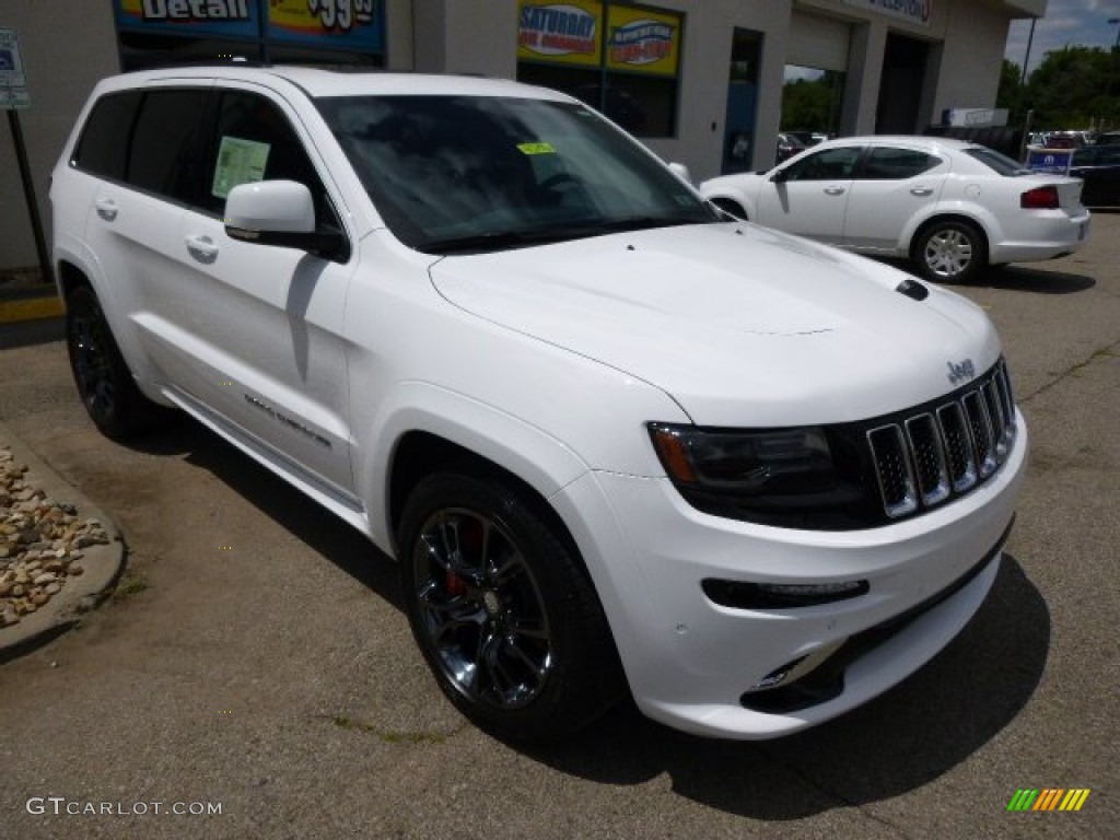 2014 Grand Cherokee SRT 4x4 - Bright White / SRT Morocco Black photo #4