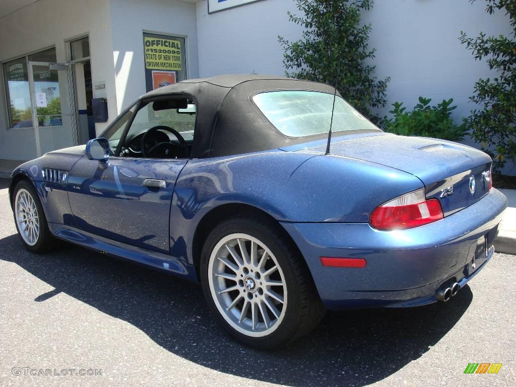 Topaz Blue Metallic 2001 BMW Z3 3.0i Roadster Exterior Photo #9575417