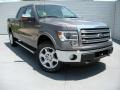 2014 Sterling Grey Ford F150 Lariat SuperCrew 4x4  photo #2