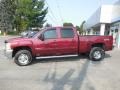 2008 Deep Ruby Metallic Chevrolet Silverado 2500HD LTZ Crew Cab 4x4  photo #6