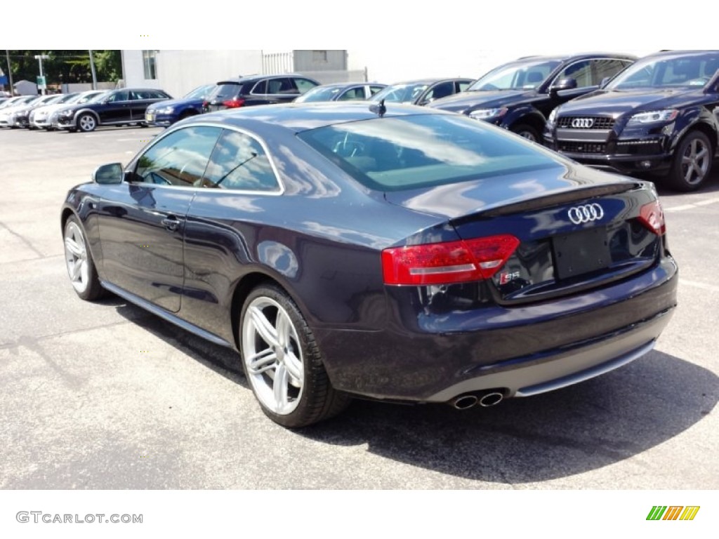 2012 S5 4.2 FSI quattro Coupe - Moonlight Blue Metallic / Black photo #3