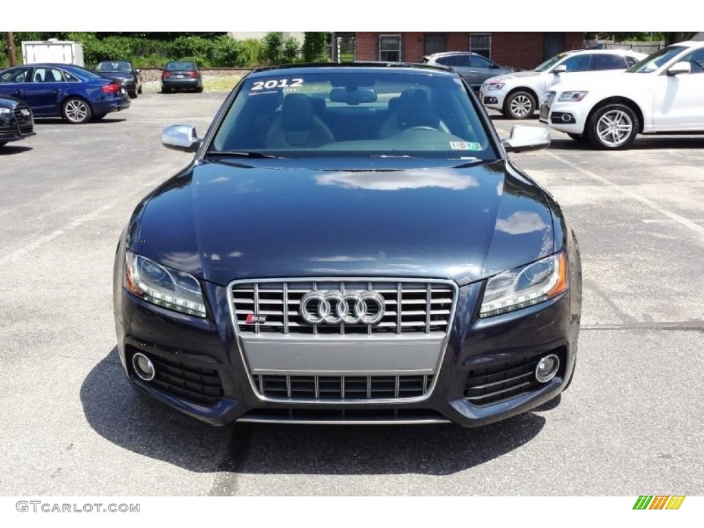 2012 S5 4.2 FSI quattro Coupe - Moonlight Blue Metallic / Black photo #8