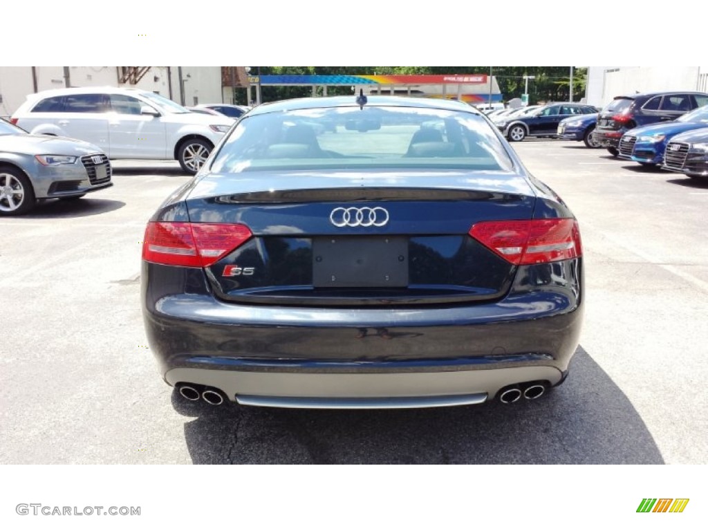 2012 S5 4.2 FSI quattro Coupe - Moonlight Blue Metallic / Black photo #10