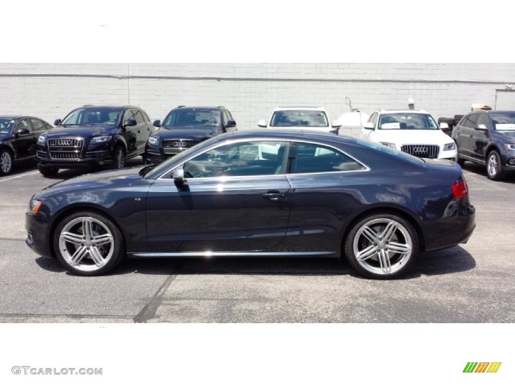 2012 S5 4.2 FSI quattro Coupe - Moonlight Blue Metallic / Black photo #11