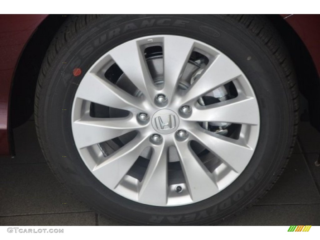 2014 Accord EX-L Sedan - Basque Red Pearl II / Ivory photo #3