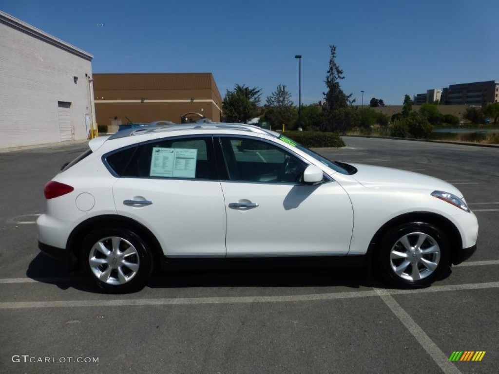Moonlight White 2009 Infiniti EX 35 Journey AWD Exterior Photo #95759541