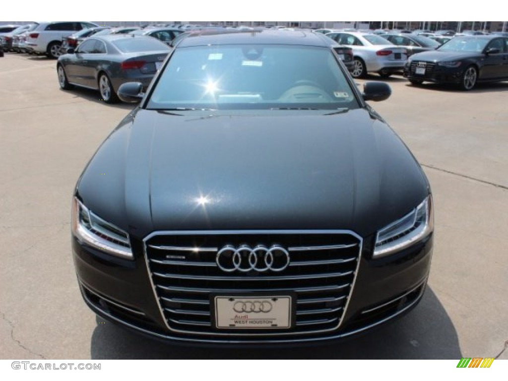 2015 Phantom Black Pearl Audi A8 L 4.0T quattro 95734308 Photo 2