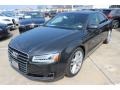 Oolong Gray Metallic 2015 Audi A8 3.0T quattro Exterior