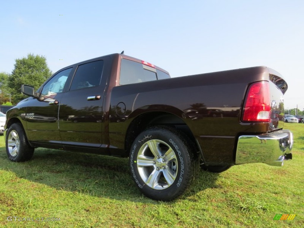 2014 1500 Big Horn Crew Cab - Western Brown / Canyon Brown/Light Frost Beige photo #2