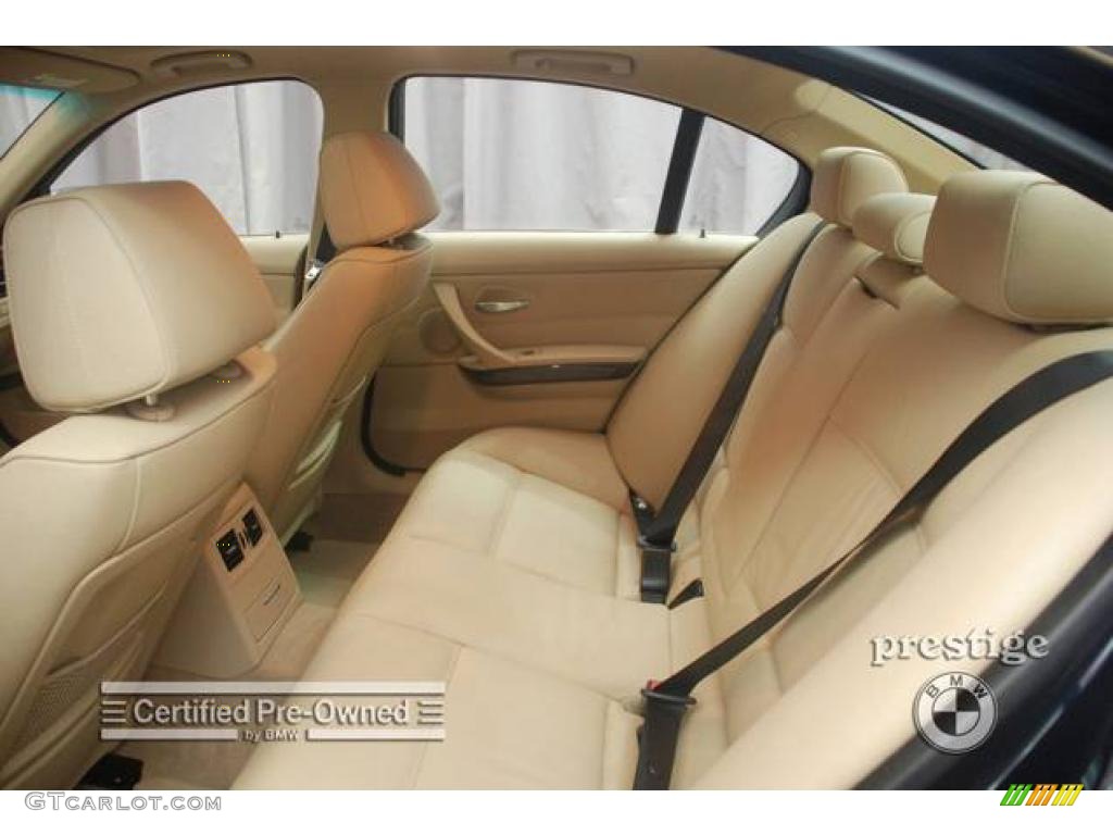 2007 3 Series 335i Sedan - Monaco Blue Metallic / Beige photo #12