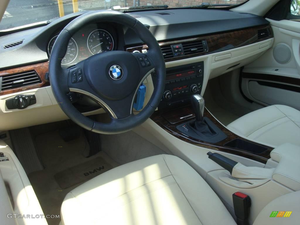 2007 3 Series 328xi Coupe - Alpine White / Cream Beige photo #11