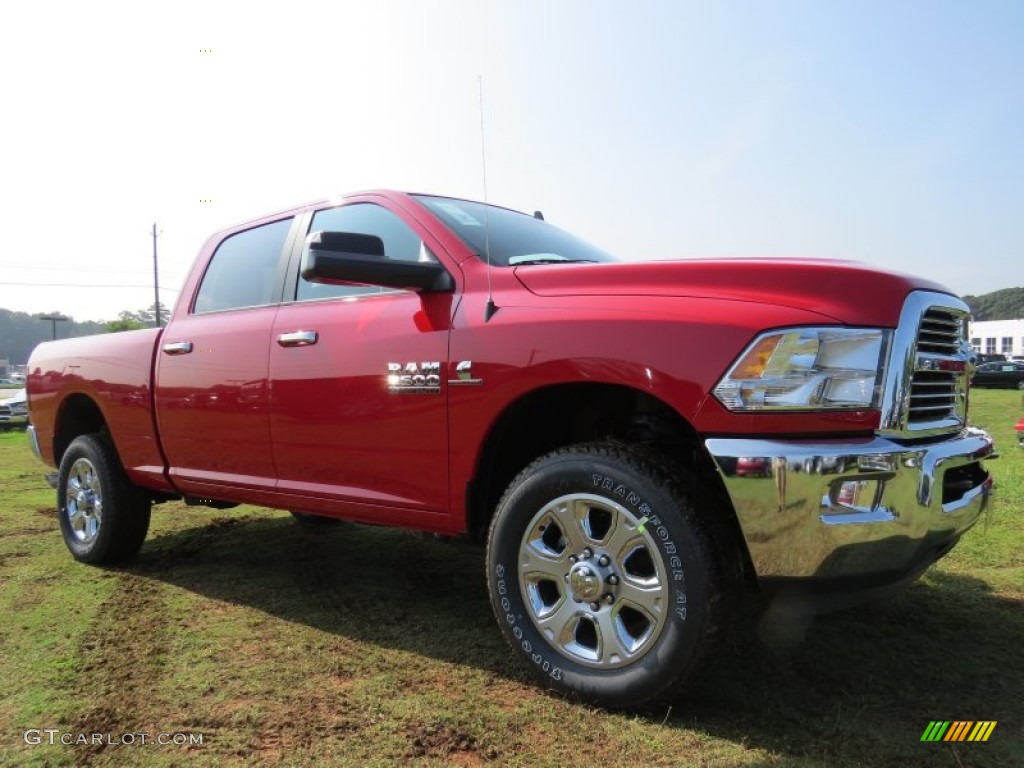 Flame Red 2014 Ram 2500 Big Horn Crew Cab 4x4 Exterior Photo #95764917