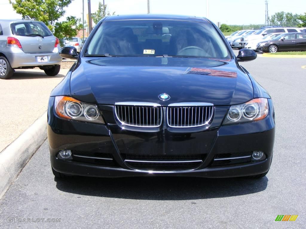 2008 3 Series 335i Sedan - Jet Black / Black photo #6