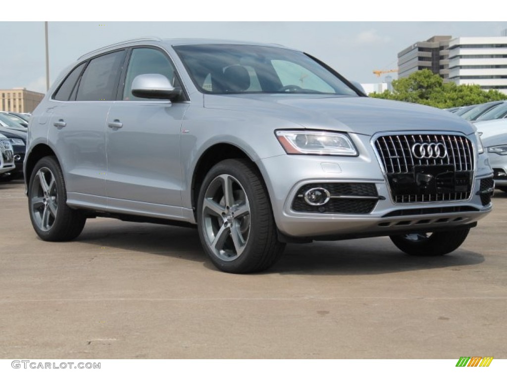 Florett Silver Metallic 2015 Audi Q5 3.0 TFSI Premium Plus quattro Exterior Photo #95765799