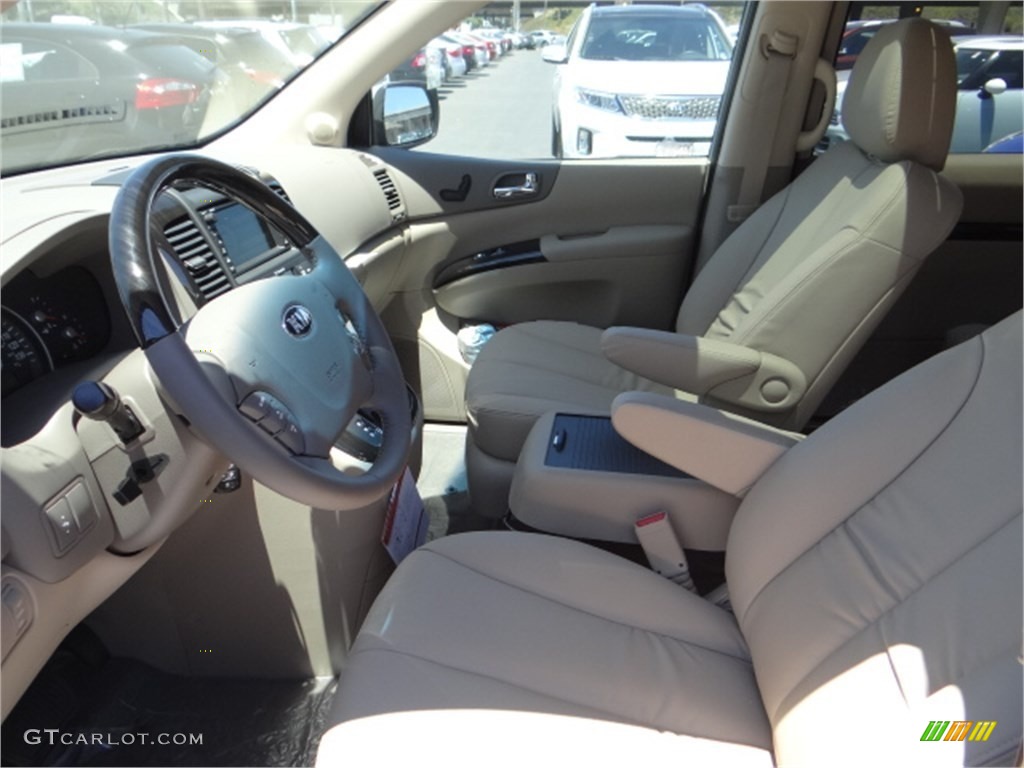 2014 Sedona EX - Silverstone Beige / Beige photo #11
