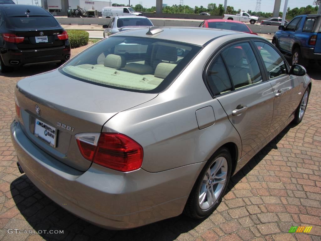 2008 3 Series 328i Sedan - Platinum Bronze Metallic / Beige photo #13