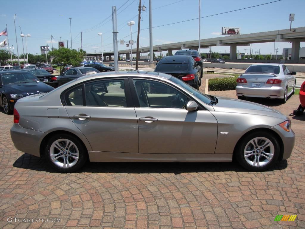 2008 3 Series 328i Sedan - Platinum Bronze Metallic / Beige photo #14