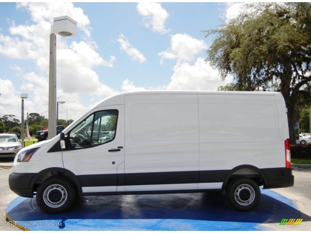 Oxford White 2015 Ford Transit Van 250 MR Long Exterior Photo #95767638