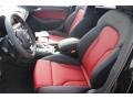 Black/Magma Red Front Seat Photo for 2015 Audi SQ5 #95767701