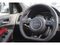 Black/Magma Red 2015 Audi SQ5 Premium Plus 3.0 TFSI quattro Steering Wheel
