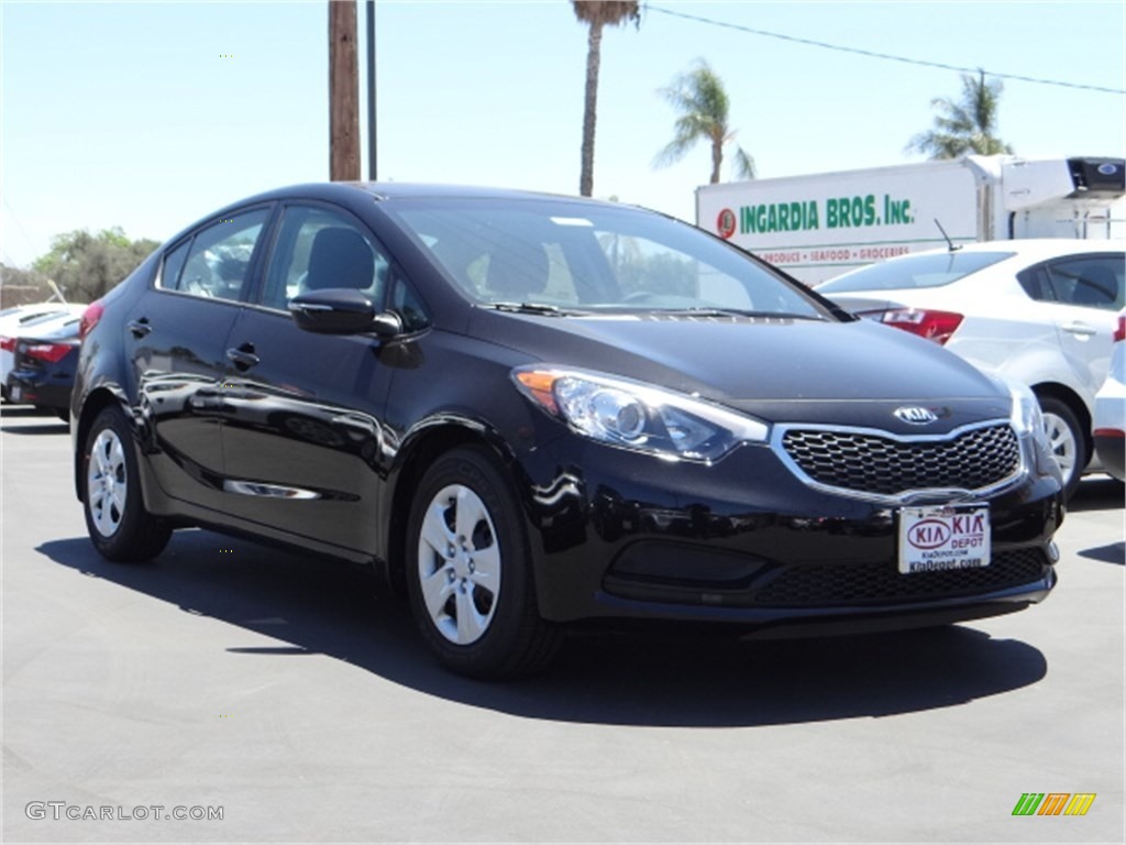 2015 Forte LX - Aurora Black / Black photo #1