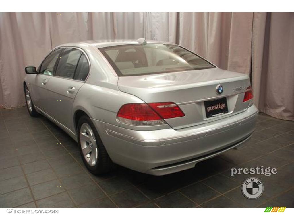2008 7 Series 750Li Sedan - Titanium Silver Metallic / Platinum photo #3