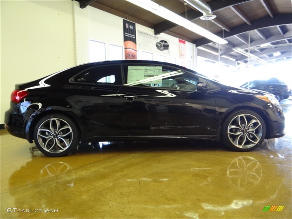 Aurora Black 2015 Kia Forte Koup SX Exterior Photo #95770284