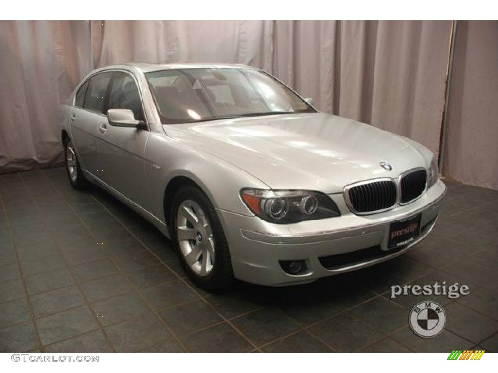2008 7 Series 750Li Sedan - Titanium Silver Metallic / Platinum photo #7