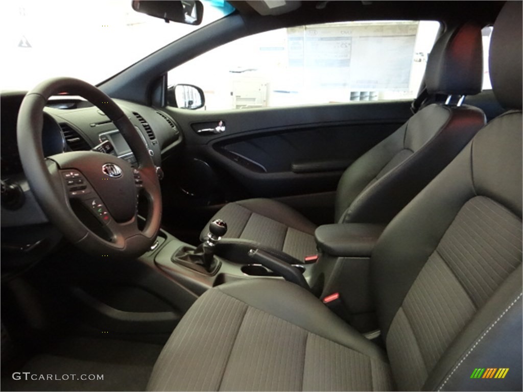 Black Interior 2015 Kia Forte Koup SX Photo #95770422