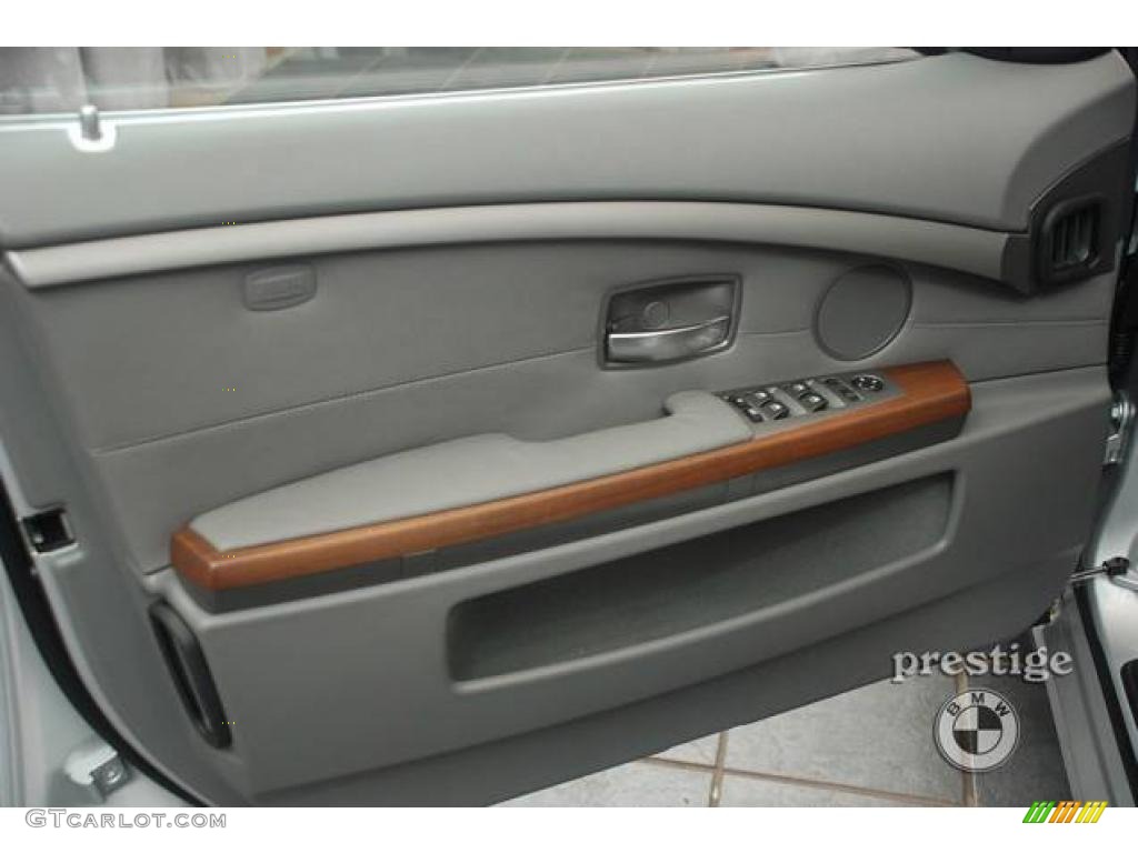 2008 7 Series 750Li Sedan - Titanium Silver Metallic / Platinum photo #9