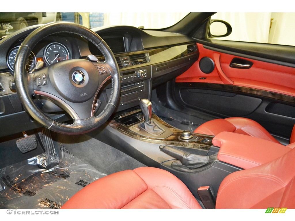 Coral Red Black Interior 2008 Bmw 3 Series 328i Convertible