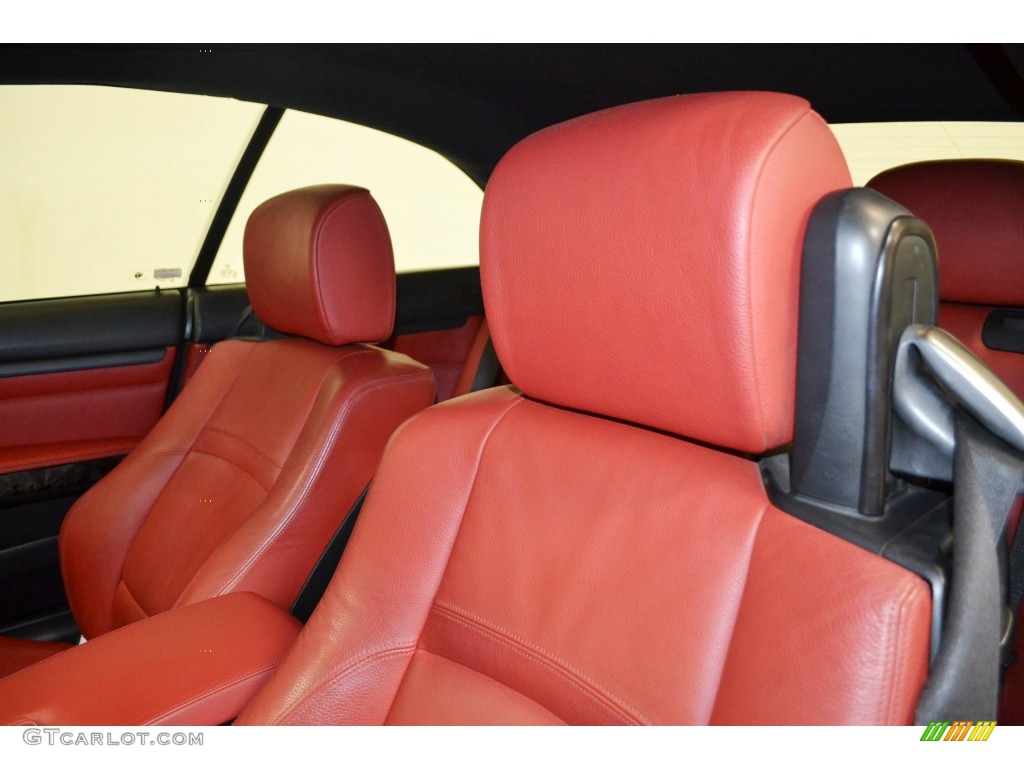2008 3 Series 328i Convertible - Black Sapphire Metallic / Coral Red/Black photo #14